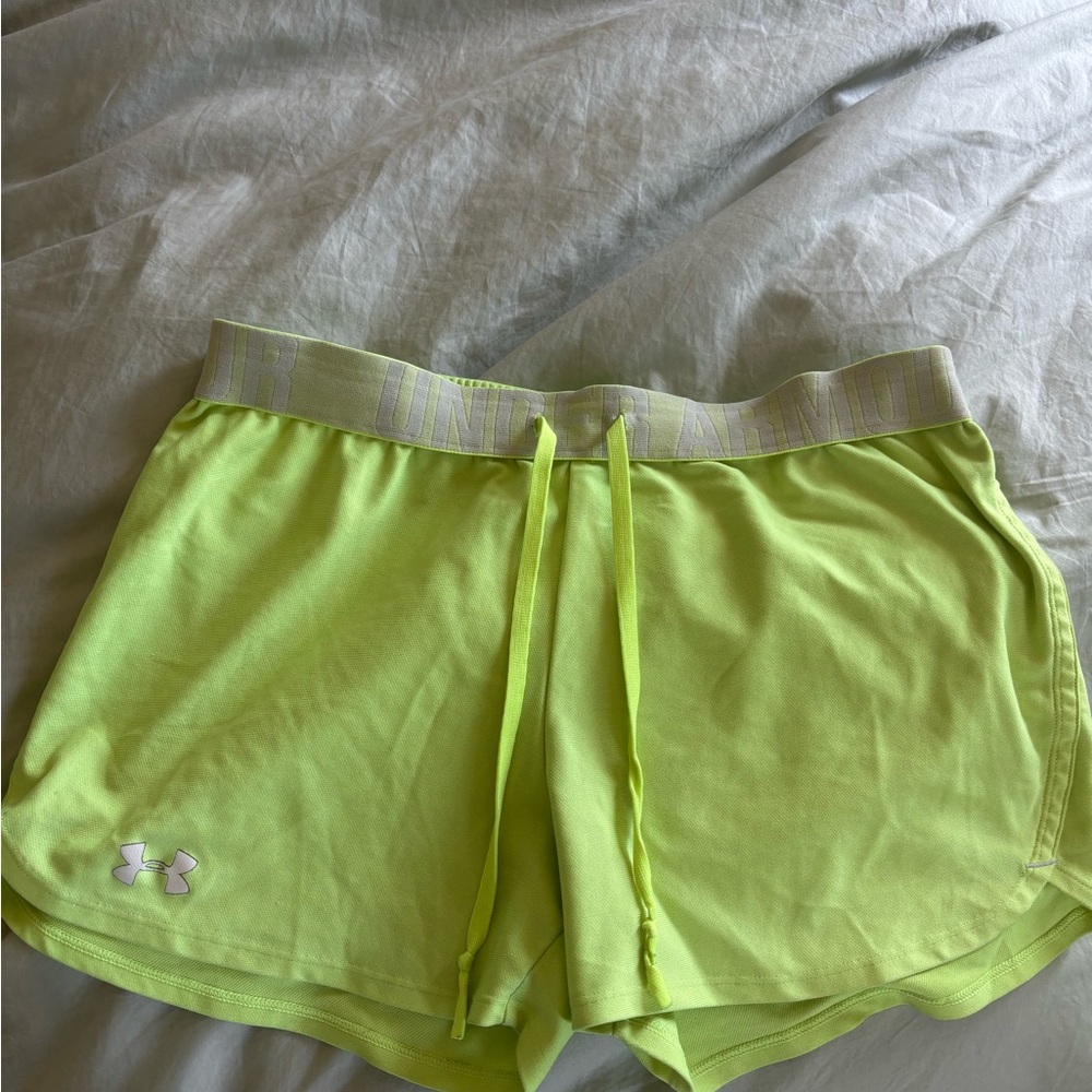Under Armour Lime Green HeatGear Shorts